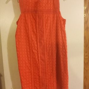 Coral dress
